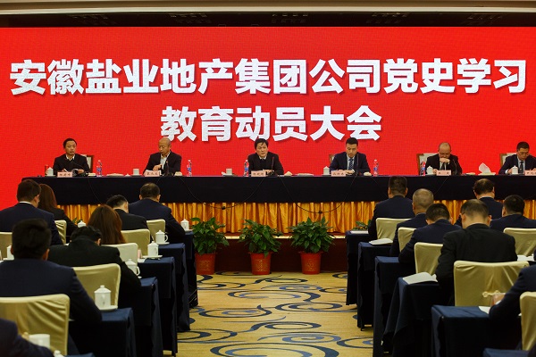 安徽鹽業地產集團公司召開黨史學習教育動員大會