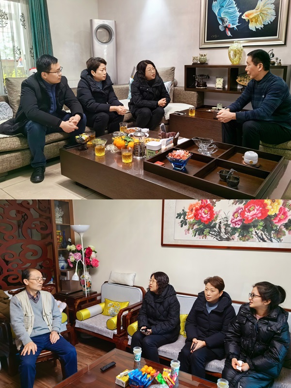 地產集團等三家公司開展春節前走訪慰問活動